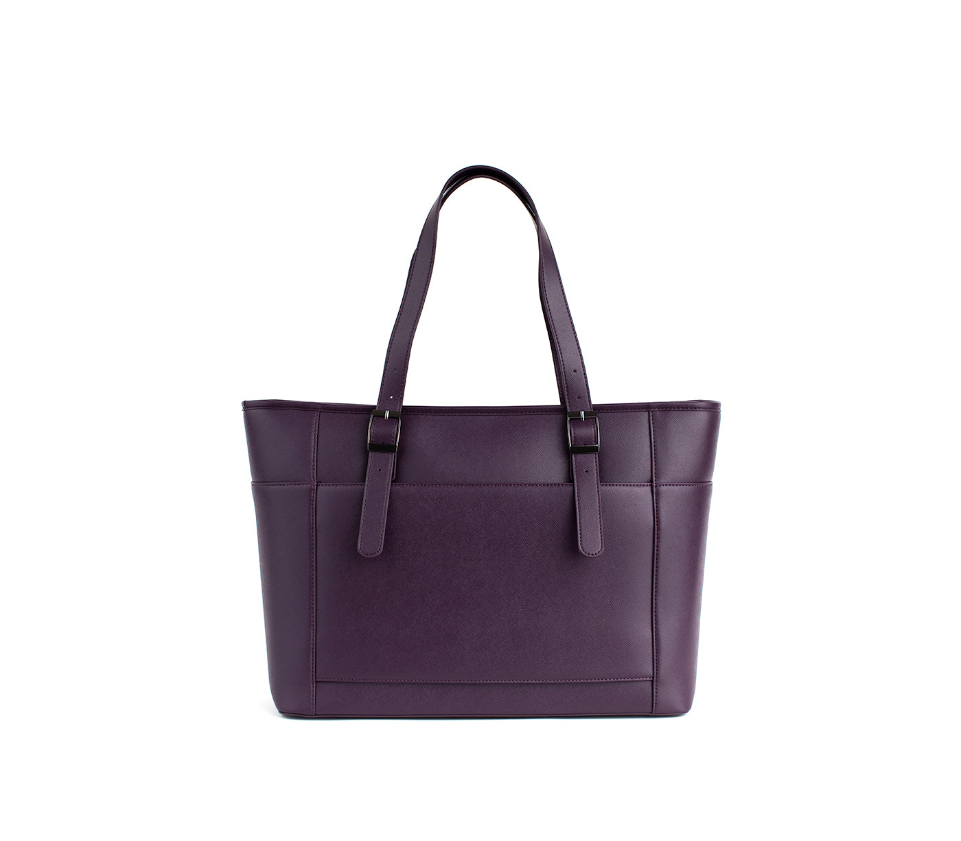 Purple Vegan Leather Laptop Bag