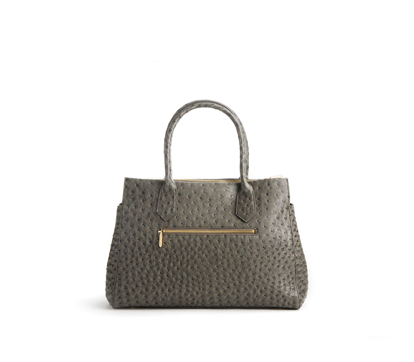 Dark Grey Vegan Satchel