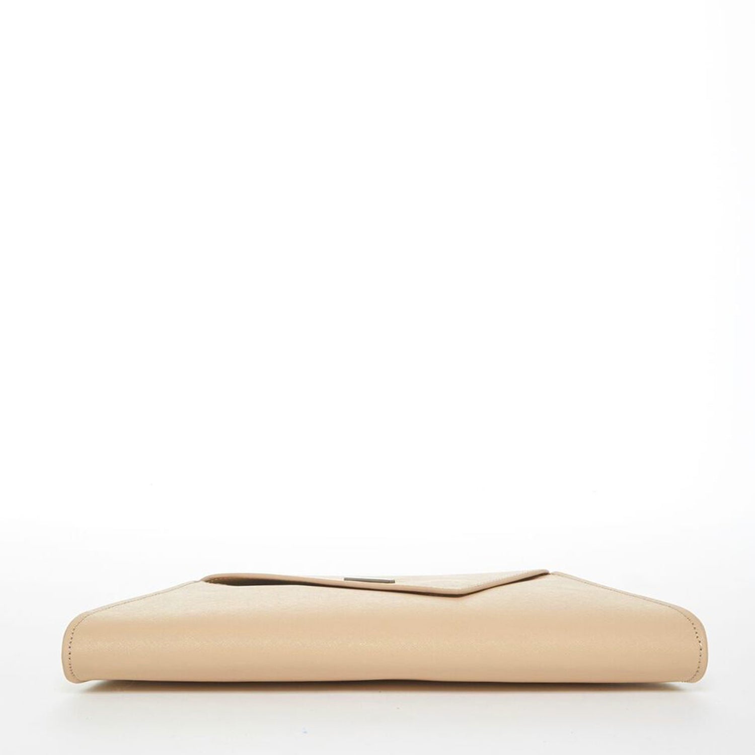Nude Leather Clutch Purse