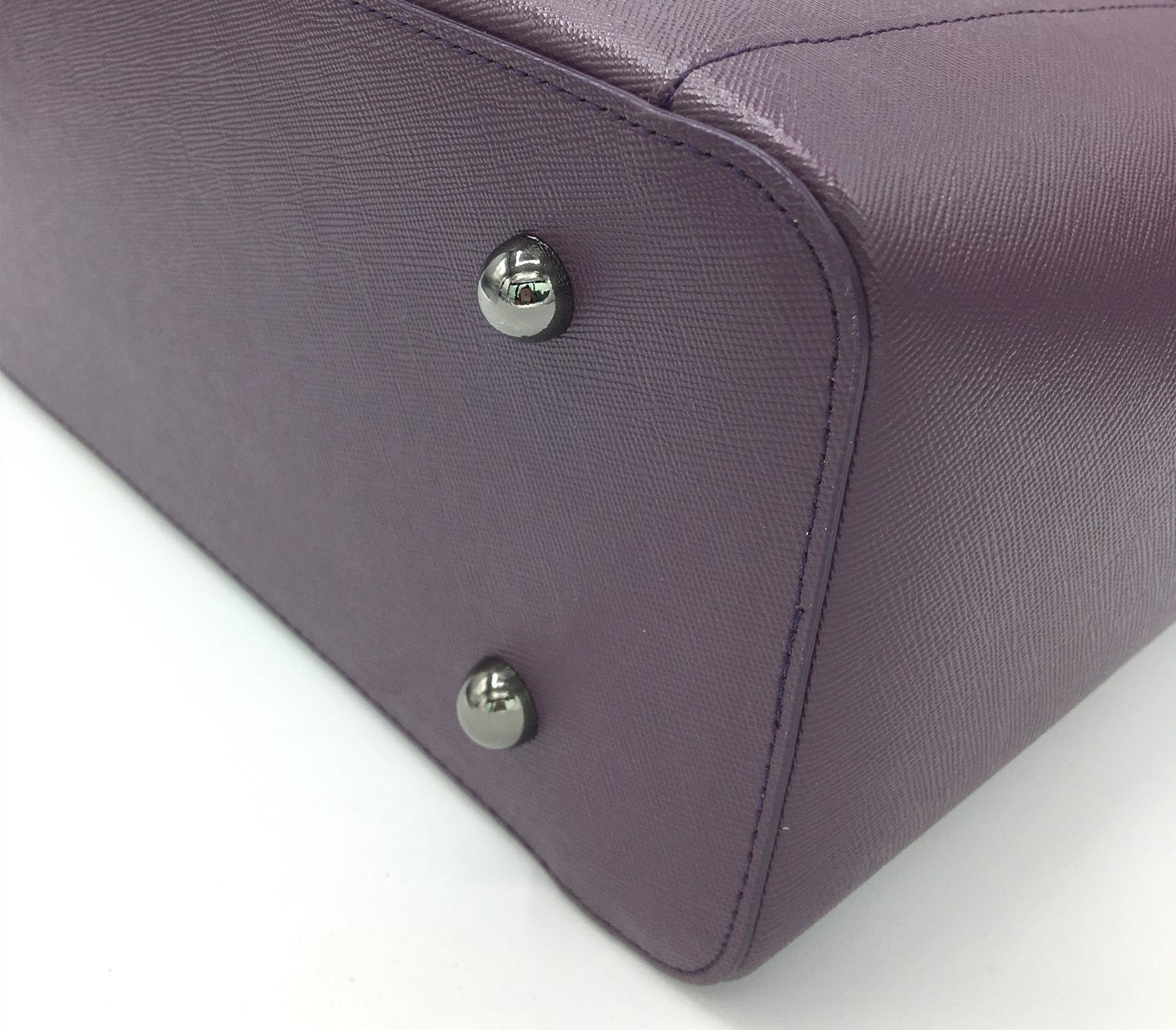 Purple Vegan Leather Laptop Bag